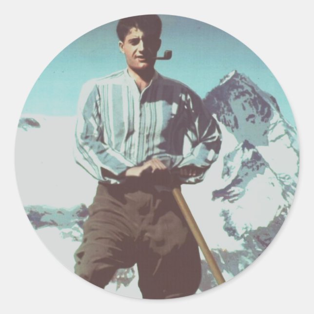 Blessed Pier Giorgio Frassati Runder Aufkleber (Vorderseite)