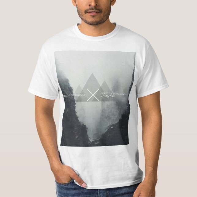 Blessed sind das neugierige T-Shirt (Vorderseite)