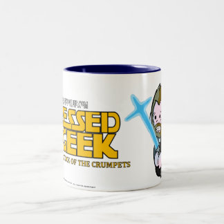 Blessed sind die Geek-Tasse Zweifarbige Tasse