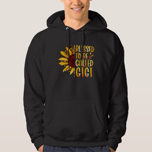 Blessed To Be Called Gigi Cute Sunflower Women Mot Hoodie (Vorderseite)
