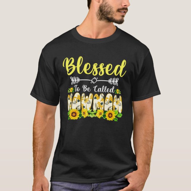Blessed To Be Called Mawmaw  Sunflower Mother s Da T-Shirt (Vorderseite)