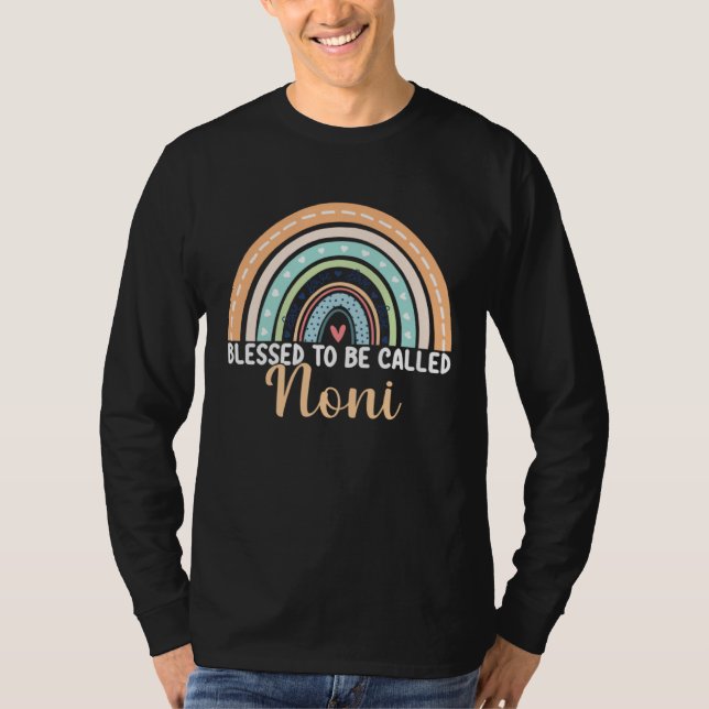 Blessed To Be Called Noni Rainbow Mother s Day Non T-Shirt (Vorderseite)