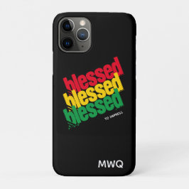 BLESSED TO IMPRESS Monogramm Case-Mate iPhone Hülle