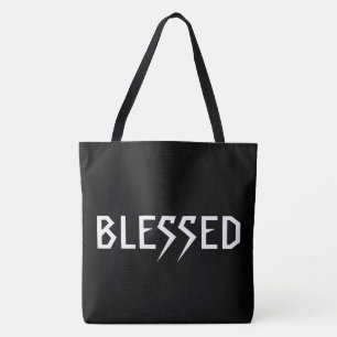 "BLESSED" w/QUOTE: "Leben für den Grit & Ruhm."