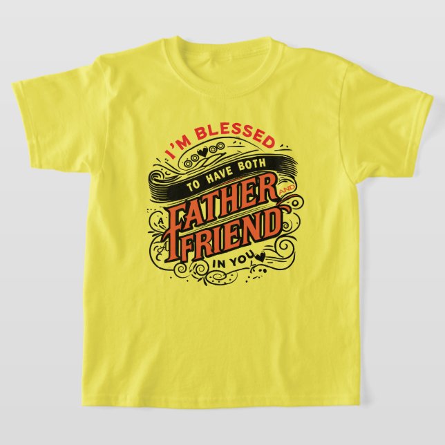 BLESSED ZWEIMAL — VATER UND FREUND T-Shirt (Ablage )
