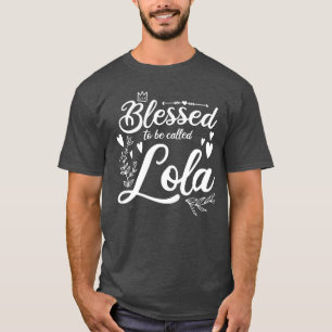 Blessedo Be genannt Lola Filipino Oma Mutter gi T-Shirt