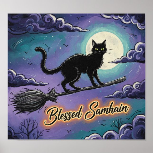 BlessedSamhainKatze Poster (Vorne)