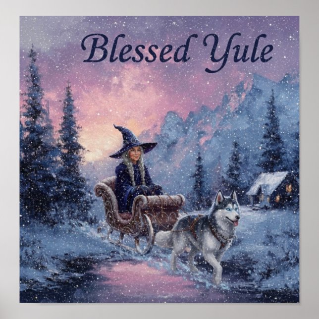 BlessedYuleHexe Poster (Vorne)