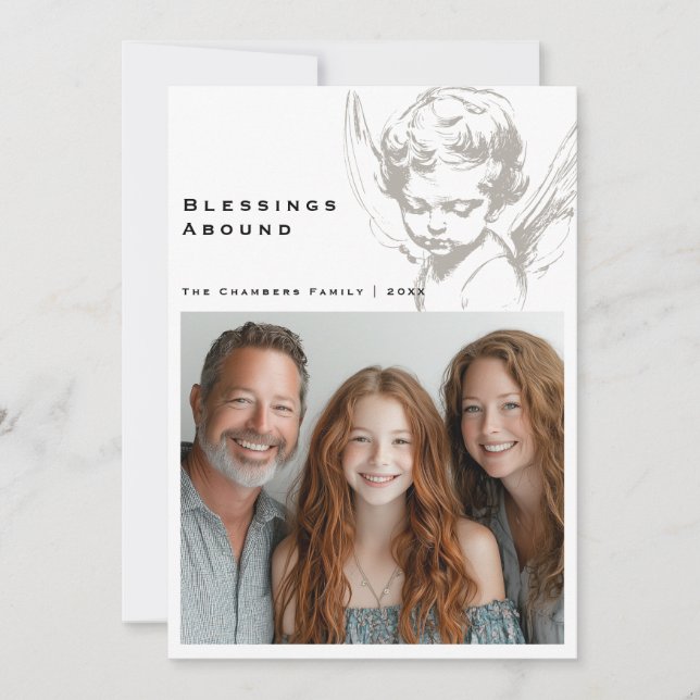 Blessign Abound Religiöse Weihnachten (Vorderseite)