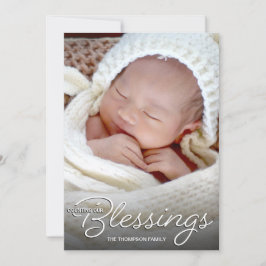 Blessing Baby Birth Ankündigung