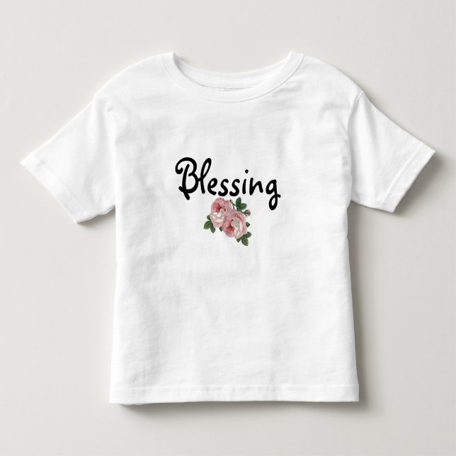 Blessing Floral Ruffled T - Shirt (Vorderseite)