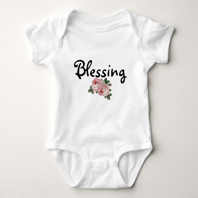 Blessing Tutu Bodysuit Baby Strampler (Vorderseite)