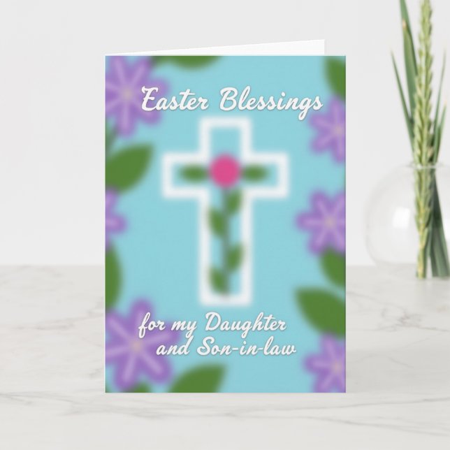 Blessings For Daughter Son Card Karte (Vorderseite)