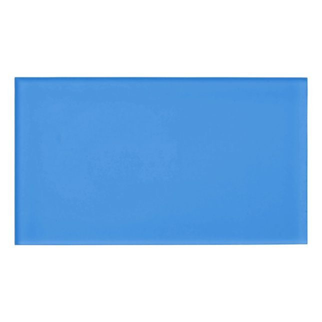 Bleu de France (Vollfarbe) Namenschild (Vorderseite)