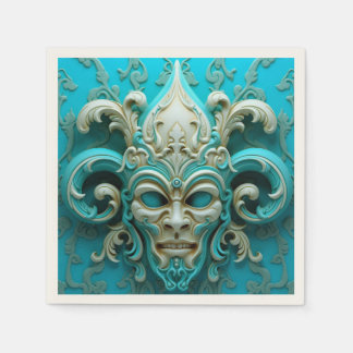 Bleu Mask Serviette