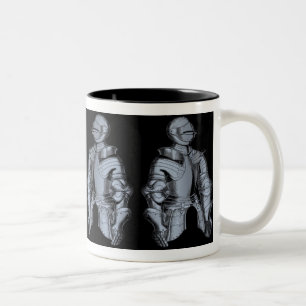 Bleu-Ritter-Tasse Zweifarbige Tasse