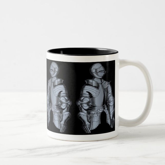 Bleu-Ritter-Tasse Zweifarbige Tasse (Rechts)