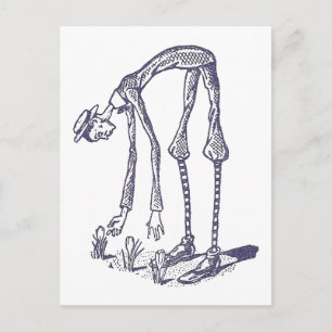 Blib Picks Blume Postkarte