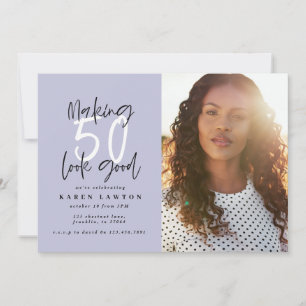 Blick 50 gute Fotogeburtstagseinladung machen