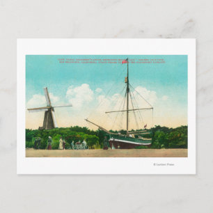 Blick auf Amundsens arktische Steigung Postkarte