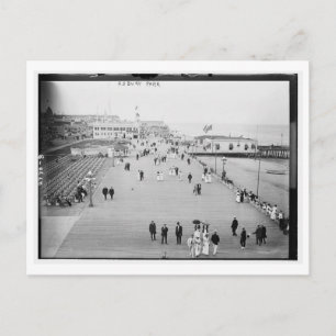 Blick auf Asbury Park NJ um 1910 Vintage Postkarte