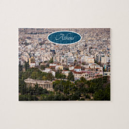 Blick auf Athen Puzzle
