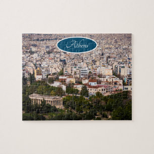 Blick auf Athen Puzzle