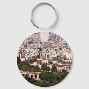 Blick auf Athen Schlüsselanhänger