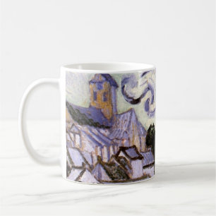 Blick auf Auvers mit Kirche von Vincent van Gogh Tasse