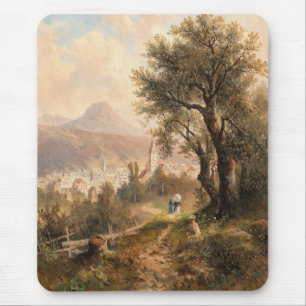 Blick auf Bad Aussee - Emil Barbarini Mousepad
