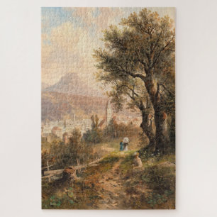 Blick auf Bad Aussee - Emil Barbarini Puzzle
