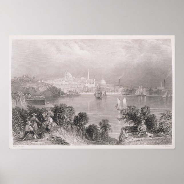 Blick auf Baltimore Poster (Vorne)