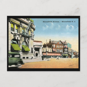 Blick auf Bloomfield, New Jersey Vintage Postkarte