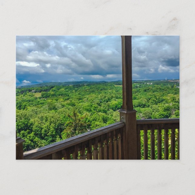 Blick auf Branson und die Ozarks von Point Lookout Postkarte (Vorderseite)