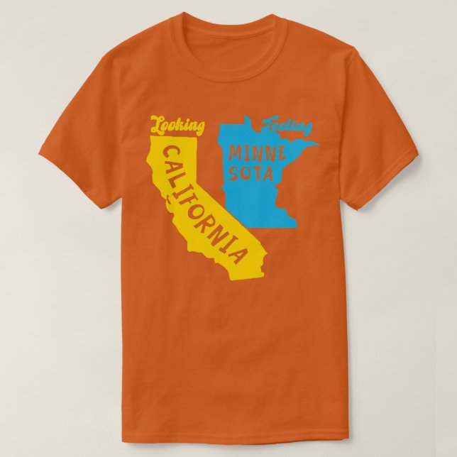Blick auf California Gefühl Minnesota TShirt 2 (Design vorne)