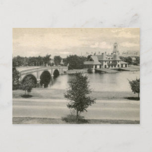 Blick auf Cambridge, MA Vintage Postkarte