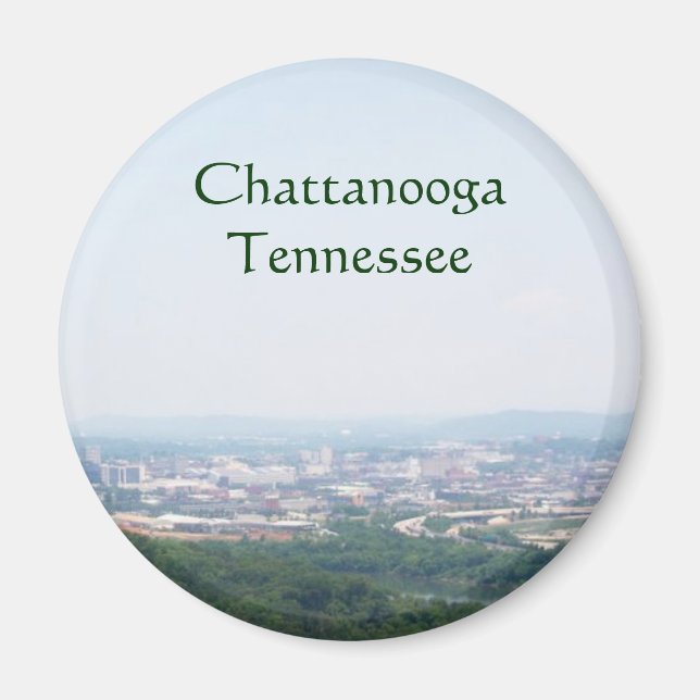 Blick auf Chattanooga, TN Magnet (Vorne)