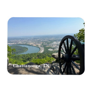 Blick auf Chattanooga, TN vom Overlook Mountain Magnet