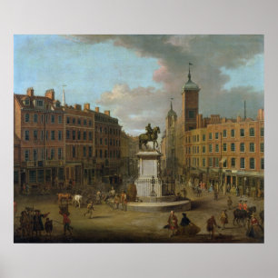 Blick auf das Charing Cross und das Northumberland Poster