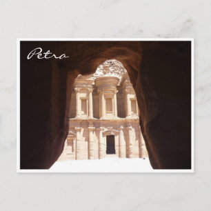 Blick auf das Kloster Petra Postkarte