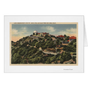 Blick auf das Lick Observatory auf dem Berg Hamilt