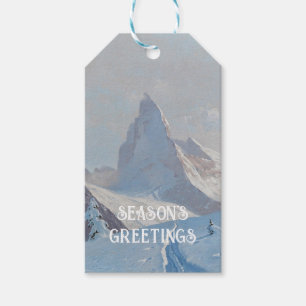 Blick auf das Matterhorn, Winter Geschenkanhänger