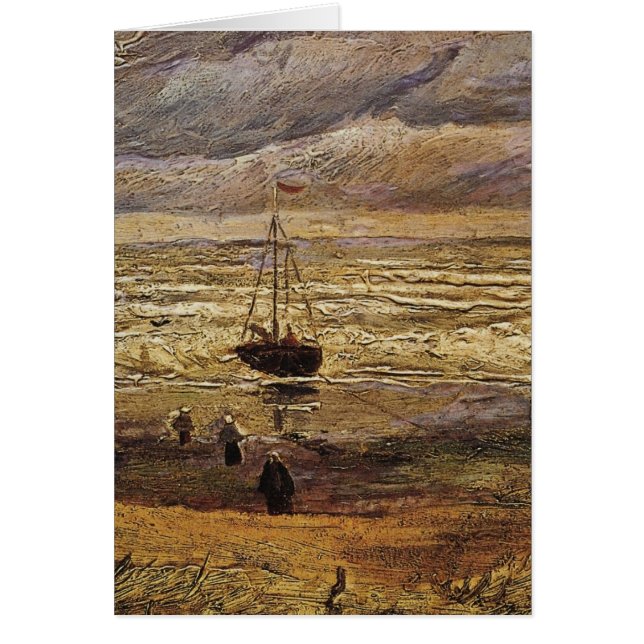 Blick auf das Meer in Scheveningen von Vincent van (Vorne)