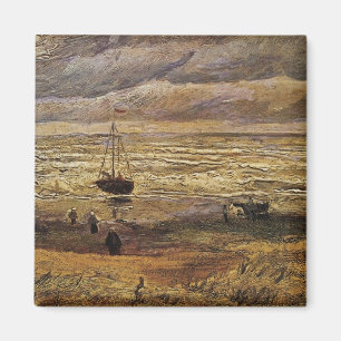 Blick auf das Meer in Scheveningen von Vincent van Magnet