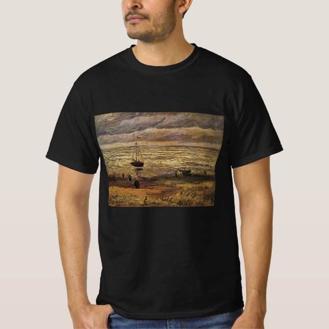 Blick auf das Meer in Scheveningen von Vincent van T-Shirt (Vorderseite)