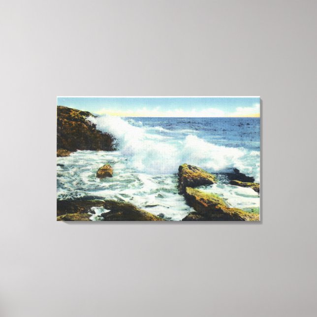 Blick auf das Meer Leinwanddruck (Vorderseite)