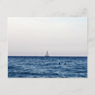 Blick auf das Meer Postkarte
