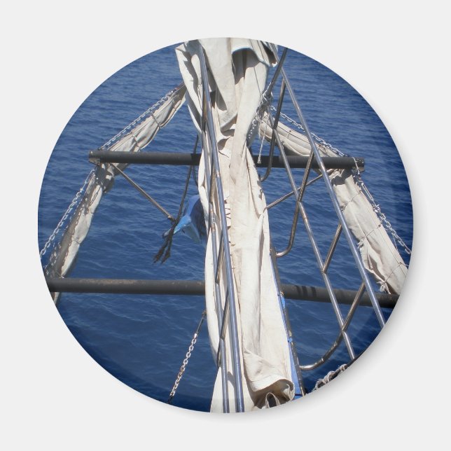 Blick auf das Mittelmeer mit Yacht Magnet (Vorne)