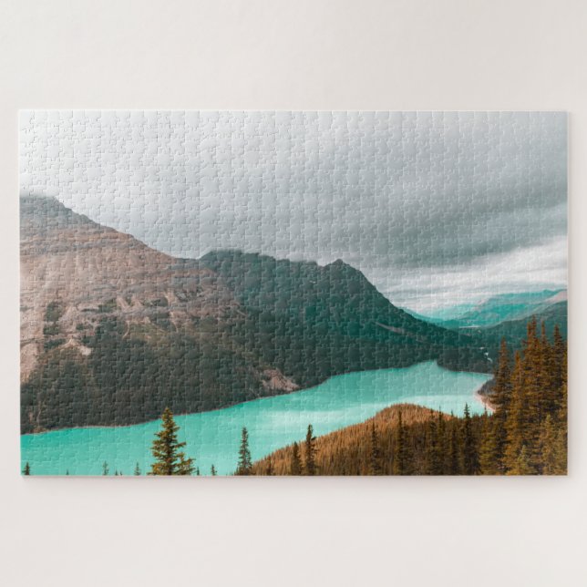Blick auf das Puzzle-Puzzle-Puzzle Puzzle (Horizontal)