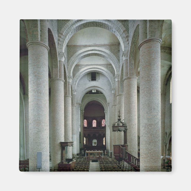 Blick auf das Schiff, Blick auf den Altar Magnet (Vorne)